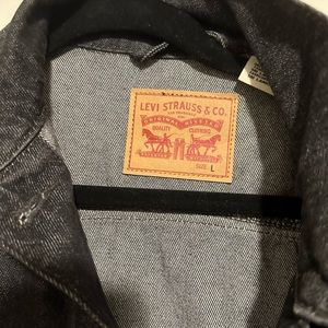 Levi’s fringe jean jacket